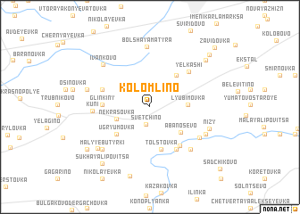 map of Kolomlino