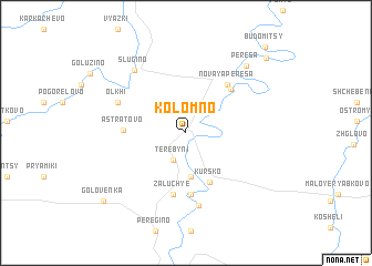 map of Kolomno