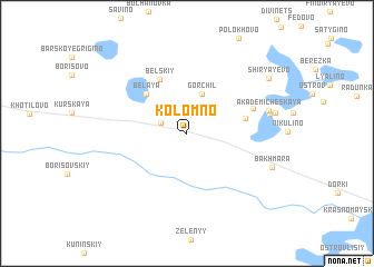 map of Kolomno