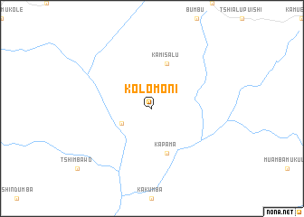map of Kolomoni