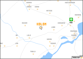 map of Kolom