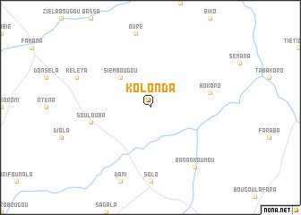map of Kolonda