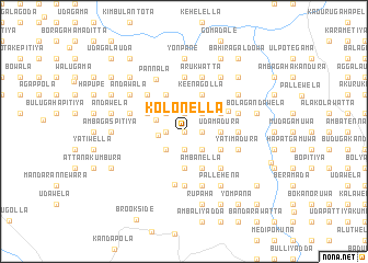 map of Kolonella