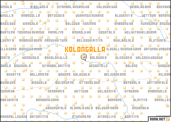 map of Kolongalla