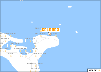 map of Kolonga