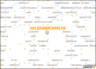 map of Kolonia Bachmacka