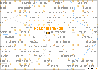 map of Kolonia Bądków