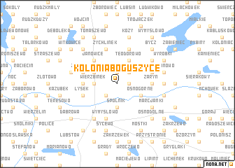 map of Kolonia Boguszyce