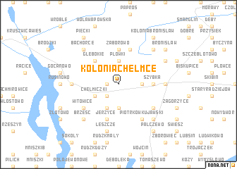 map of Kolonia Chełmce