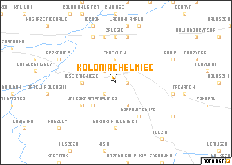 map of Kolonia Chełmiec