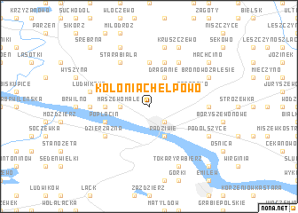 map of Kolonia Chełpowo