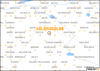 map of Kolonia Gołąb