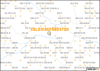 map of Kolonia Grabostów