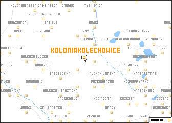 map of Kolonia Kolechowice