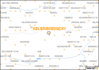 map of Kolonia Koniuchy