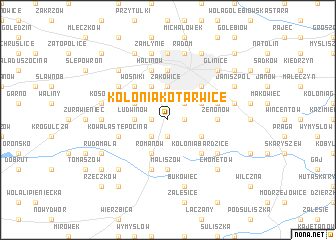 map of Kolonia Kotarwice