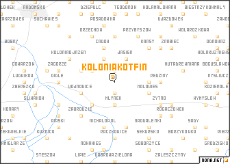 map of Kolonia Kotfin