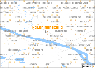 map of Kolonia Maszewo