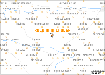 map of Kolonia Nacpolsk