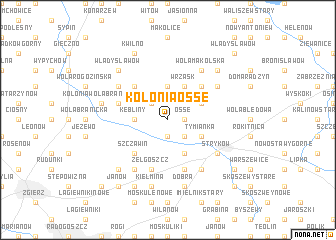 map of Kolonia Osse