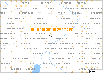 map of Kolonia Piekary Stare