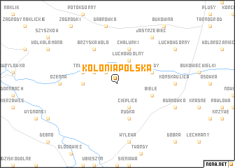 map of Kolonia Polska