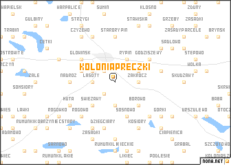 map of Kolonia Pręczki