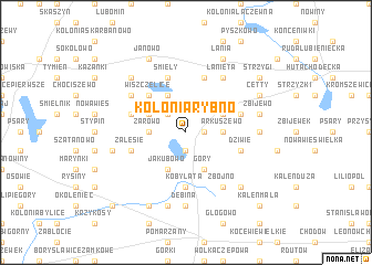 map of Kolonia Rybno