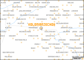 map of Kolonia Rzechów