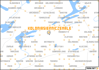 map of Kolonia Siernicze Małe