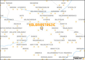 map of Kolonia Staszic