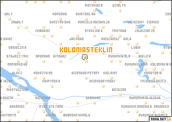 map of Kolonia Steklin