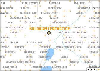 map of Kolonia Strachocice