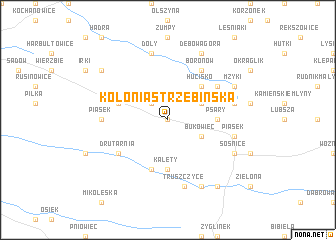 map of Kolonia Strzebinska