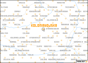 map of Kolonia Wojska