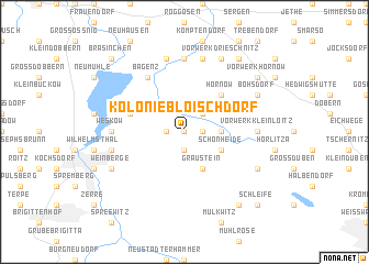 map of Kolonie Bloischdorf