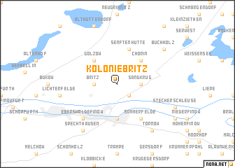 map of Kolonie Britz