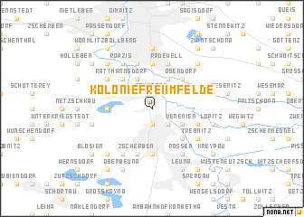 map of Kolonie Freiimfelde