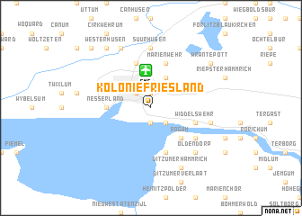 map of Kolonie Friesland