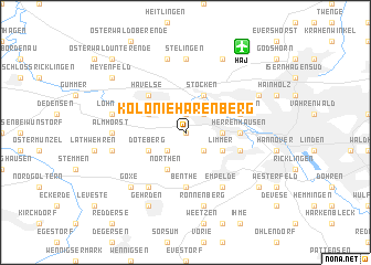 map of Kolonie Harenberg