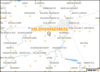 map of Kolonie Hasenberg