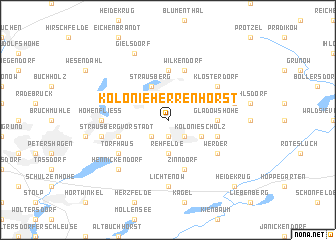 map of Kolonie Herrenhorst