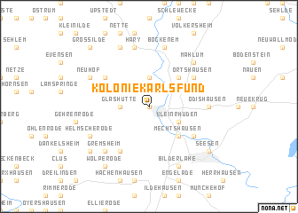 map of Kolonie Karlsfund