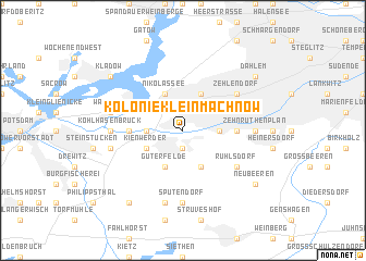 map of Kolonie Klein Machnow