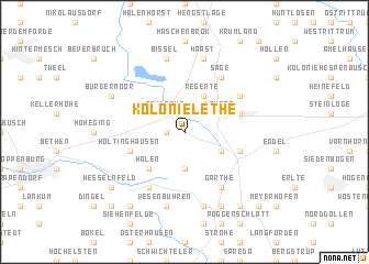 map of Kolonie Lethe