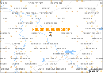 map of Kolonie Leubsdorf