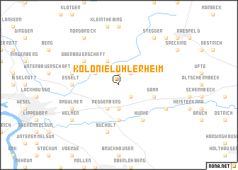 map of Kolonie Lühlerheim