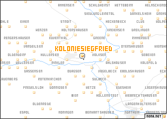 map of Kolonie Siegfried