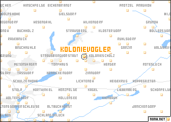 map of Kolonie Vogler