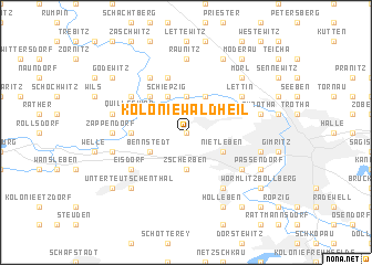 map of Kolonie Waldheil